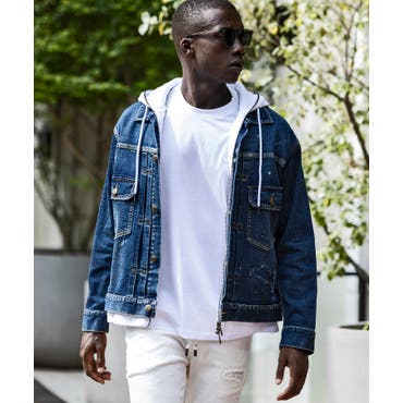 maison margiela デニムジャケット size46 Maison Margiela デニムノーカラージャケット 濃紺 サイズ46 Maison