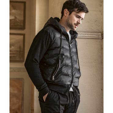 ◇SEANA コーティングドレープパーカー◇パーカー ヴィジュアル系[品番