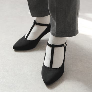 アンクルチェーンデザインポインテッドミュール[品番