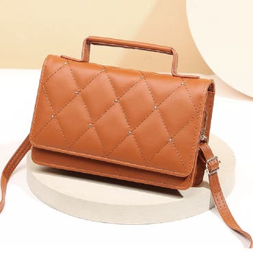 【良品】イルビゾンテ　2way クラッチバッグ　ハンドバッグ　レザー　ブラウン IL BISONTE / ORIGINAL LEATHER / クラッチバッグ（クラッチ
