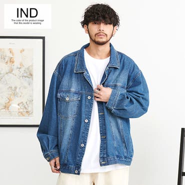 ROCAWEAR ロカウェア【R0812J990】 ≪カラースティッチデニムジャ