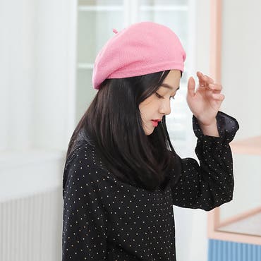 ネコ耳付き蛍光カラーネオンカラー ニットキャップ帽子 ニット帽ニット