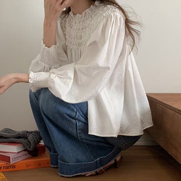ビスチェ風ブロードシャーリングシャツ（シャツ/ブラウス