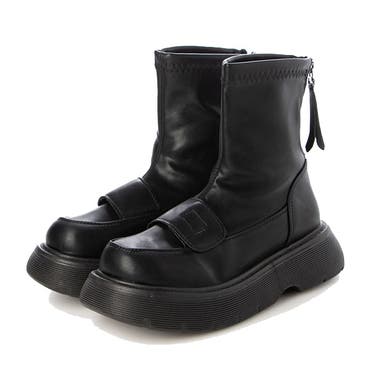 本革メダリオンサイドゴアブーツ[品番：EVOW0000964]｜EVOL（イーボル