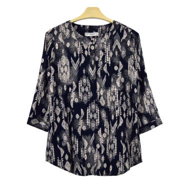 ゲス GUESS LS Seiah Tie Front Top （FBCP） Seiah Tie-Front Top | GUESS