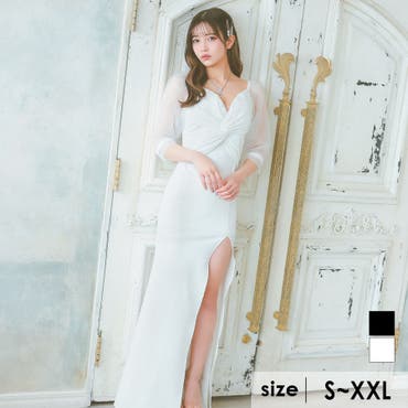 タイトワンピ 全2色 肩フリル[品番：JSFW0013330]｜JS FASHION