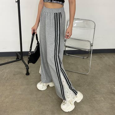 パンツ YOUTHBATH STRING BANDING PANTS 4FK299 サイドラインワイドパンツ / Side Line Wide Pants（その他
