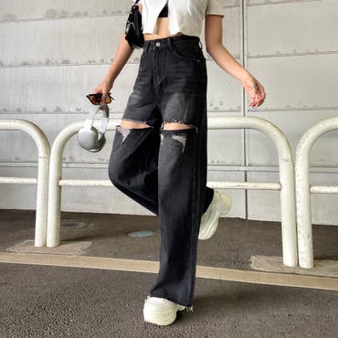 冬新作 ヒトクセ添えるセンターラインストレートデニムパンツ レディース ファッション ボトムス パンツ ズボン ブラック デニム 秋 大人可愛い 20代 30代 40代 レディースファッション カジュアル 体型カバー おしゃれ きれいめ ママ アラモード alamode alzmp-440175 ヒトクセ添えるセンターラインストレートデニムパンツ レディース