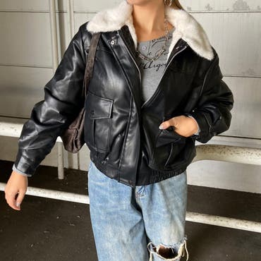 ラム ジャケット 七分袖 レザー アウター[品番：SNKC0000751]｜sankyo