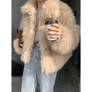 Loungedress】フェイクファーCT[品番：PALW0004083]｜PAL GROUP OUTLET