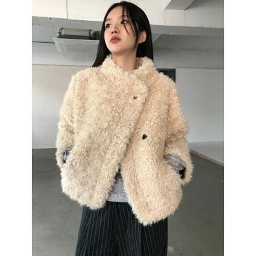 フェイクファーコート[品番：LAVW0018865]｜LANVIN en Bleu（ランバン