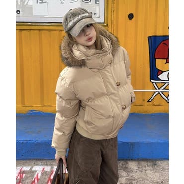 Kastane】ラグランショート中綿ジャケット[品番：PALW0005921]｜PAL