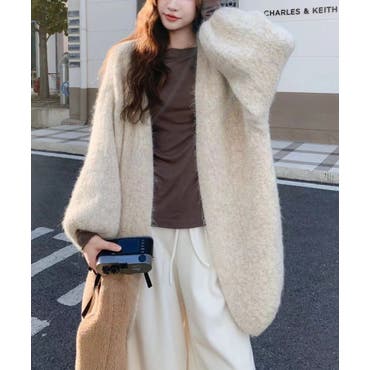 フェイクファーコート[品番：LAVW0018865]｜LANVIN en Bleu（ランバン