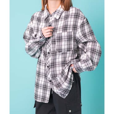 チェックシャツ ゆるシャツ 羽織り[品番：NETW0001311]｜Riff