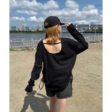 ベロアトップススクエアネックレディース miniministore｜(W)ベロアトップススクエアネック | Rakuten