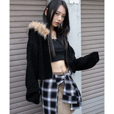 フェイクファーベスト ベスト フェイクファー[品番：PRTW0003809