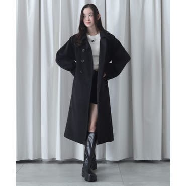 カシミヤ100％ ロングコート フォックス[品番：SNKC0001723]｜sankyo