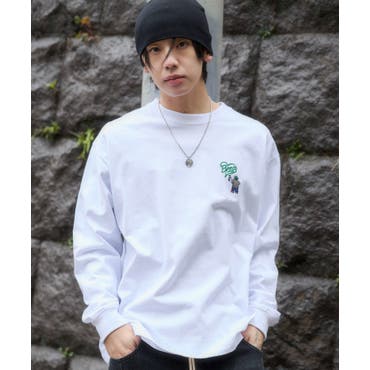 ◇裏毛カットオフバスクT◇ロンT メンズ Tシャツ[品番：JG000009032