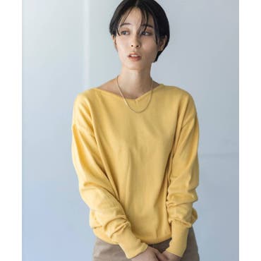 再入荷 レディースニットセーター 長袖ラウンドネック[品番