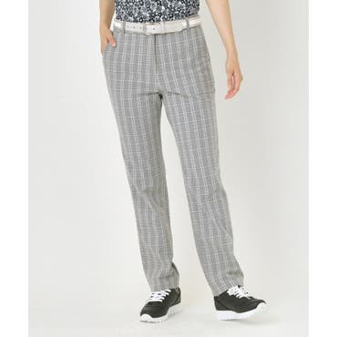 WALDO】グレンチェック両面起毛トラックパンツ[品番：NICW0007435