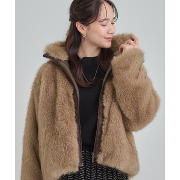 Loungedress】フェイクファーCT[品番：PALW0004083]｜PAL GROUP OUTLET