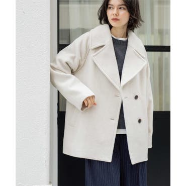 ポンチョ風フェイクファージャケット[品番：LAVW0011446]｜Leilian