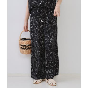 Y'sワイズ 21AWサルエルパンツ水玉模様黒サイズ1 Tribal Arts］ -サルエルパンツ 水玉- 黒×灰 - セレクトヨロズヤ