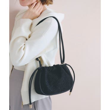 ベロアショルダーミニバッグ ベロア ショルダーバッグ[品番