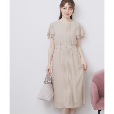【新品未使用】Laube blanc プリーツカラーシフォンワンピース Pleats collar Chiffon Dress – L'AUBE BLANC