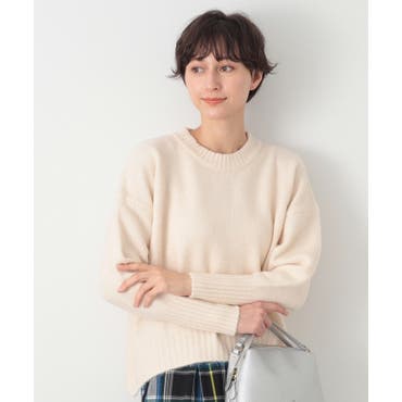 Leilian / レリアン ビジューネックラメニット ビジューネックラメニット[品番：LAVW0018933]｜Leilian