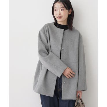 ネップツイードノーカラージャケット[品番：LAVW0013578]｜LANVIN en