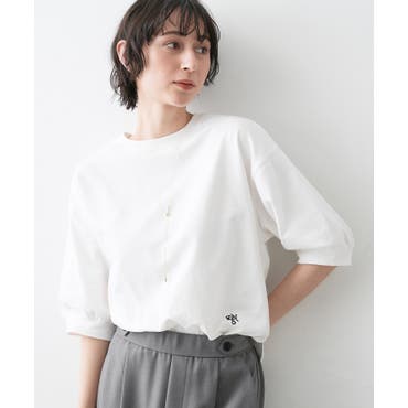 新品 La boutique BonBon シャンブレーツイルパワショルブラウス La boutique BonBon - 新品 La boutique BonBon シャンブレーツイル