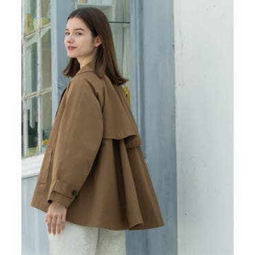 新品 タグ付✨❤️シビラ❤️ステンカラー Aライン トレンチコート M L ベージュ ポンチョ風トレンチコート(その他のコート・ブルゾン) | Sybilla