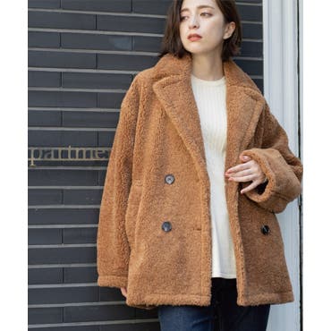 テディボア ロングコート レディース[品番：GW000004886