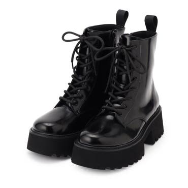 ストレッチレースアップロングブーツ[品番：MKSW0064594]｜jouetie