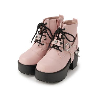 レースアップミドルブーツ[品番：IGAW0005478]｜axes femme