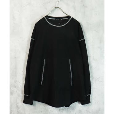 Tシャツ ロンT長袖 ラインストーン[品番：CMPM0009850]｜WEB