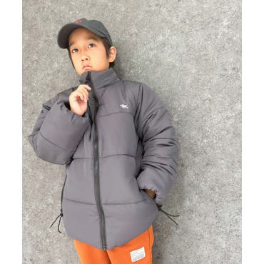 バイカラーフェイクダウンジャケット キッズ 子供服[品番