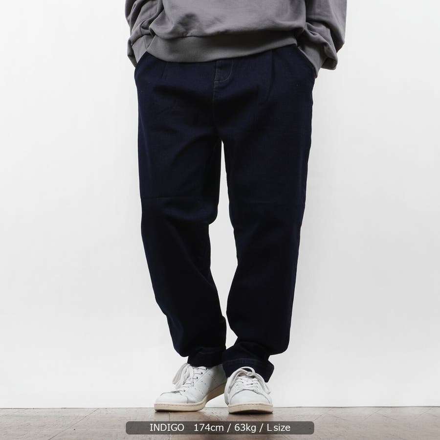 商品画像：OMNES】ストレッチデニム バルーンパンツ[品番：HPTW0000501 4