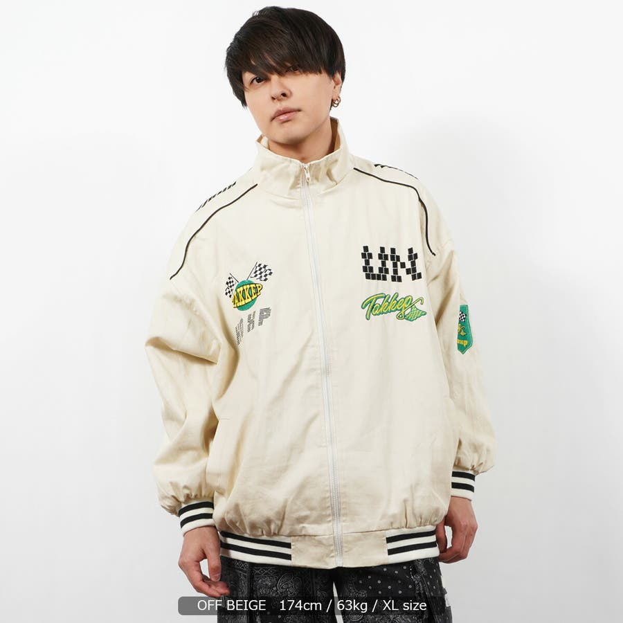 Bling Leads ブルゾン アウター Z)「BLINGLEADS」PU レーシング