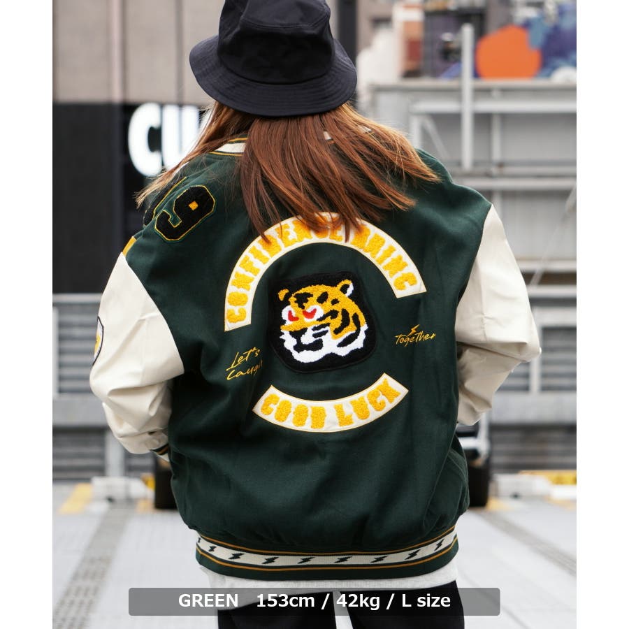 スタジャン メンズ オーバーサイズ[品番：OCGW0002919]｜ONE 4