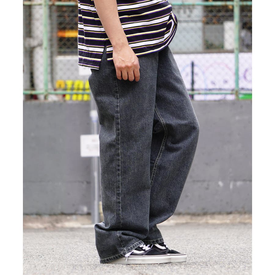 保障できる デニムパンツ ストレート メンズ[品番：OCGW0003113]｜ONE 4 パンツ