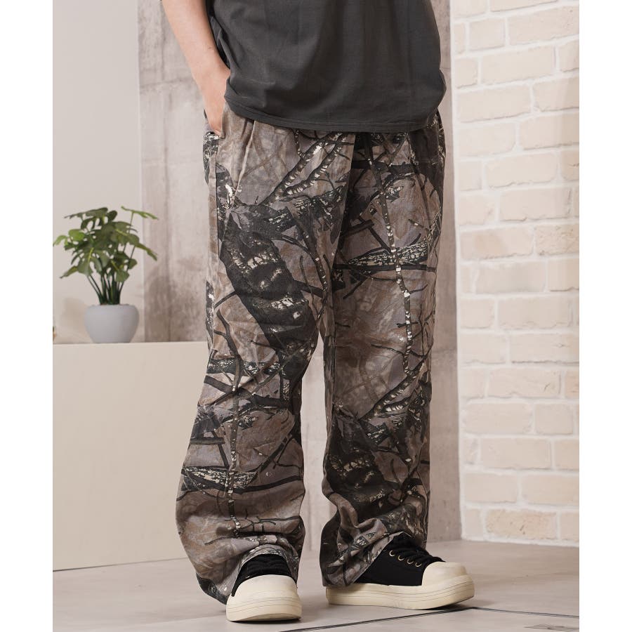本当に信頼出来る店 パラシュートパンツ メンズ 迷彩[品番：OCGW0004095]｜ONE 4 パンツ