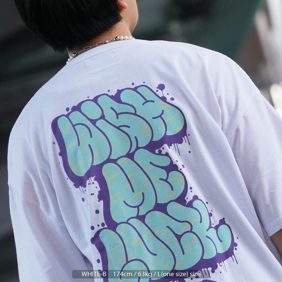 ◇グラフィティ ロゴ プリントTシャツ◇[品番：OCGW0002573]｜ONE 4