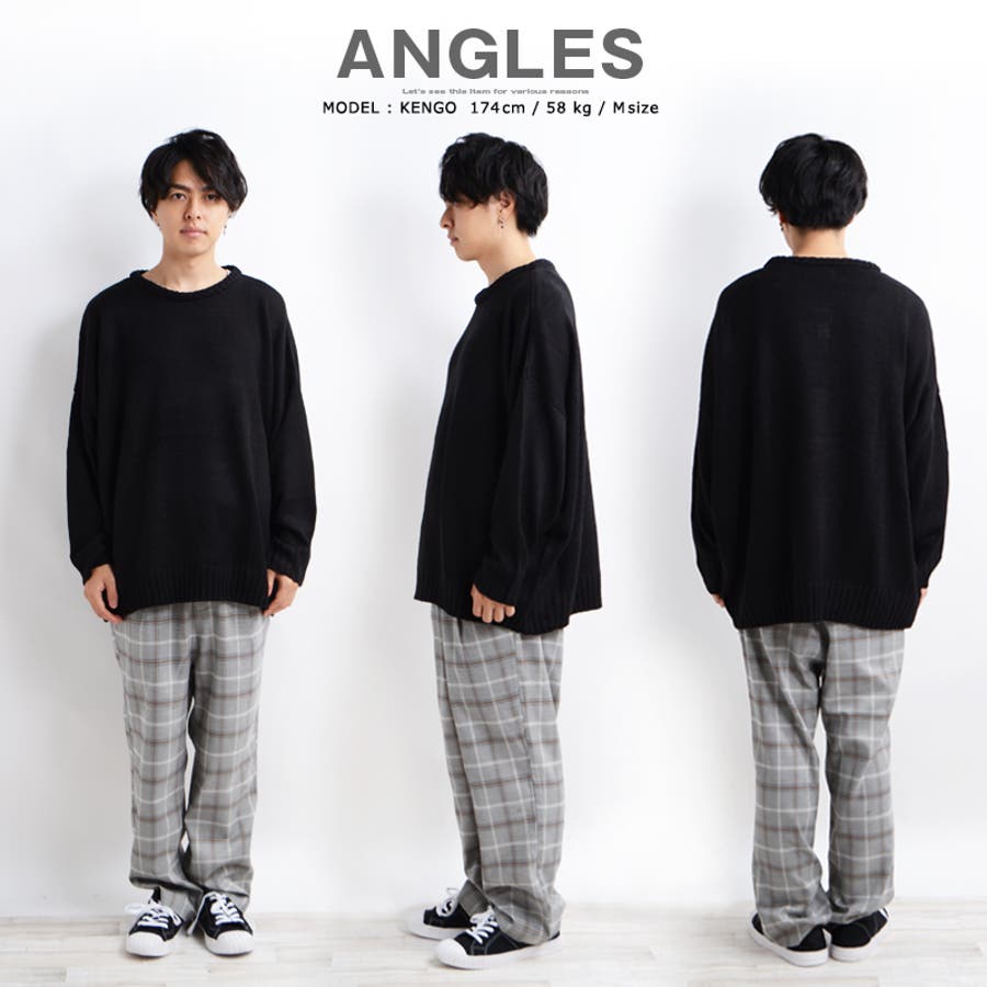 STYLEMIXER | グレンチェックワイドパンツ (パンツ ) |SHEL'TTER
