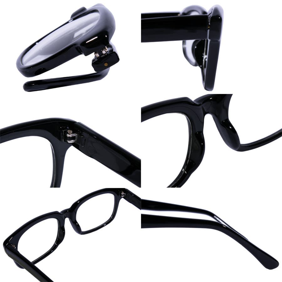 伊達メガネ 黒縁 メンズ[品番：EH000004118]｜8（eight） （エイト）の