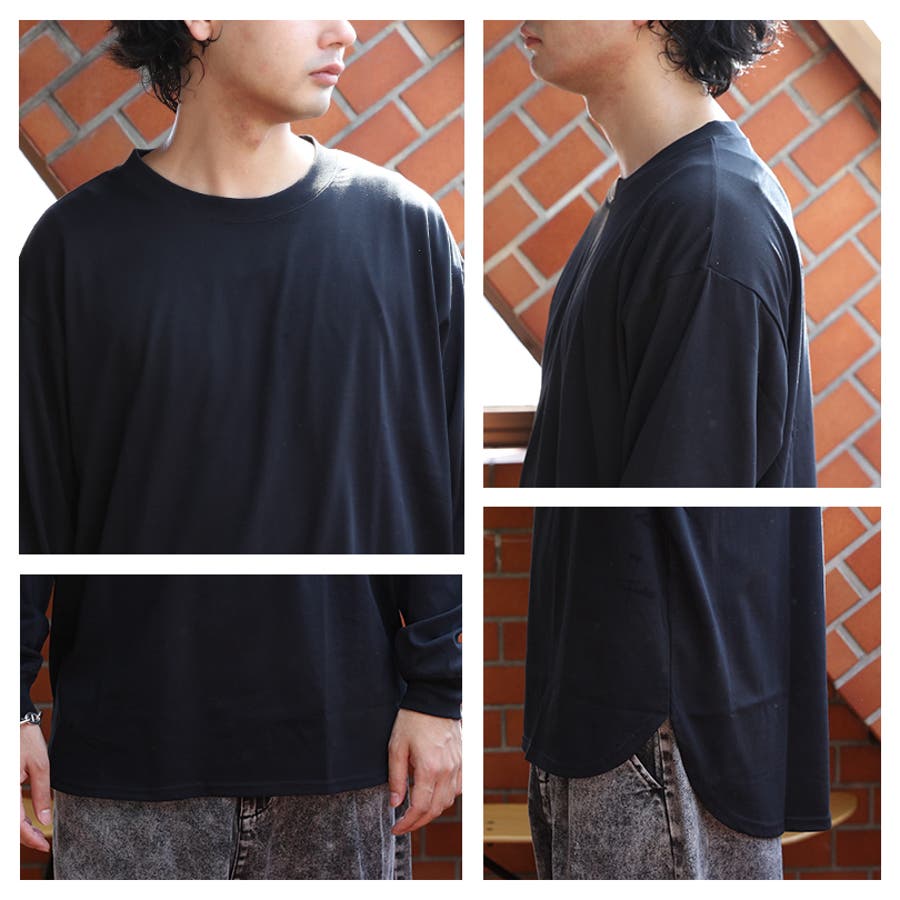 ロングTシャツ メンズ 長袖[品番：EH000006074]｜8（eight