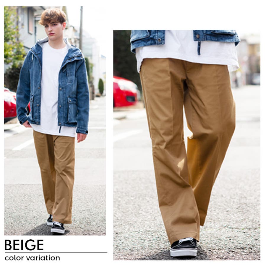 Porter Classic ワイドタックチノパン The DUFFER of ST.GEORGE チノパン TUCK WIDE CHINO PANTS：タック