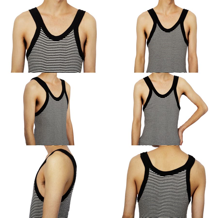 タンクトップ メンズ ボーダー全4色 品番 Eh 8 Eight エイト のメンズ ファッション通販 Shoplist ショップリスト