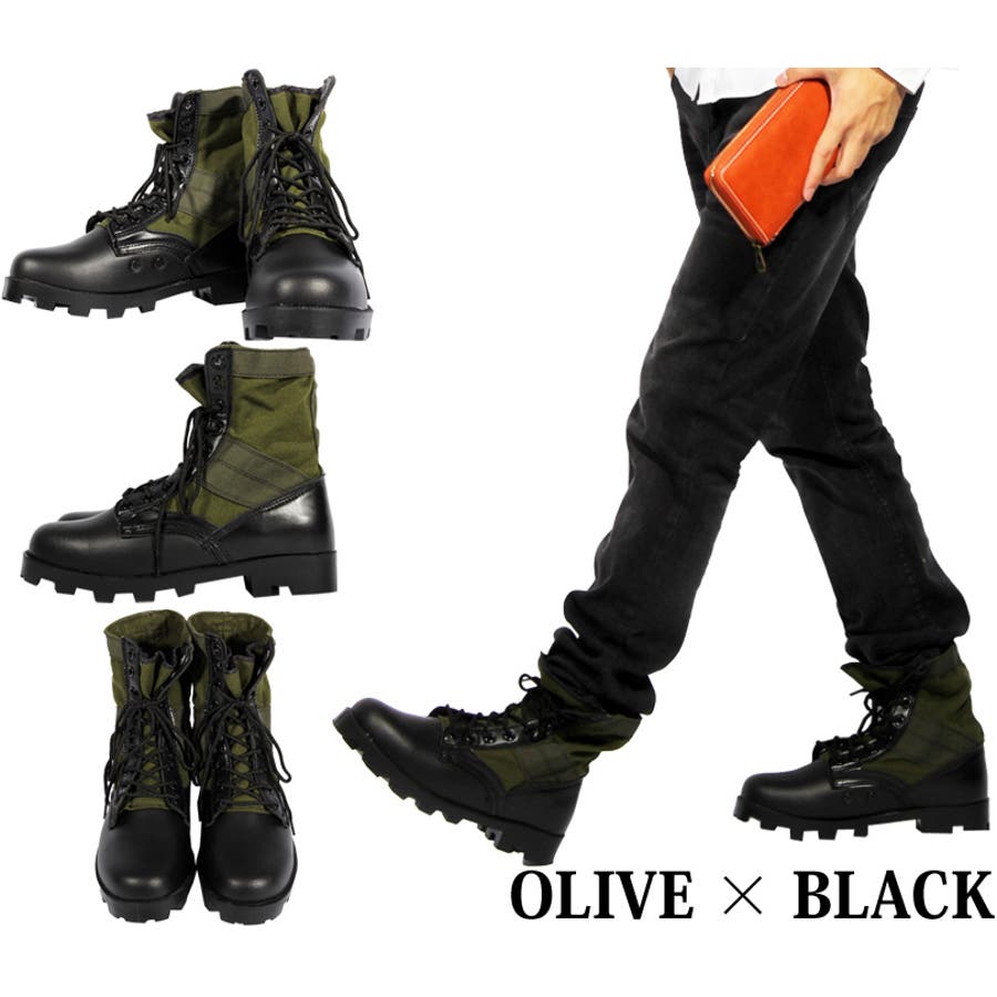 ミリタリーブーツ メンズ ブーツ新作[品番：EH000000405]｜8